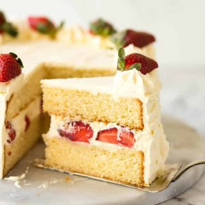 Keto Vanilla Sponge cake