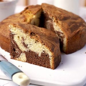 Keto Marble Sponge Cake